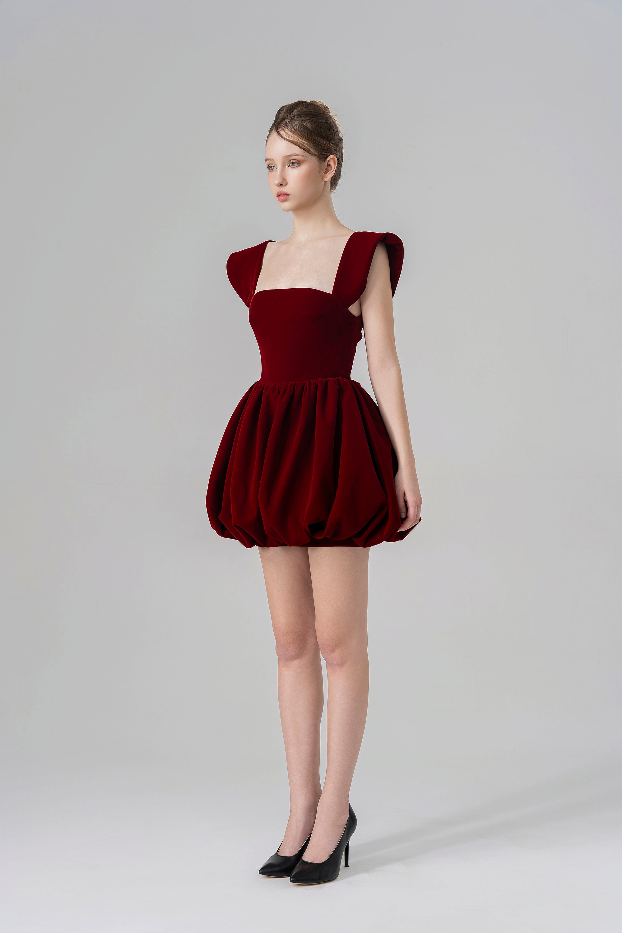 Kendall Velvet Bubble Mini Dress