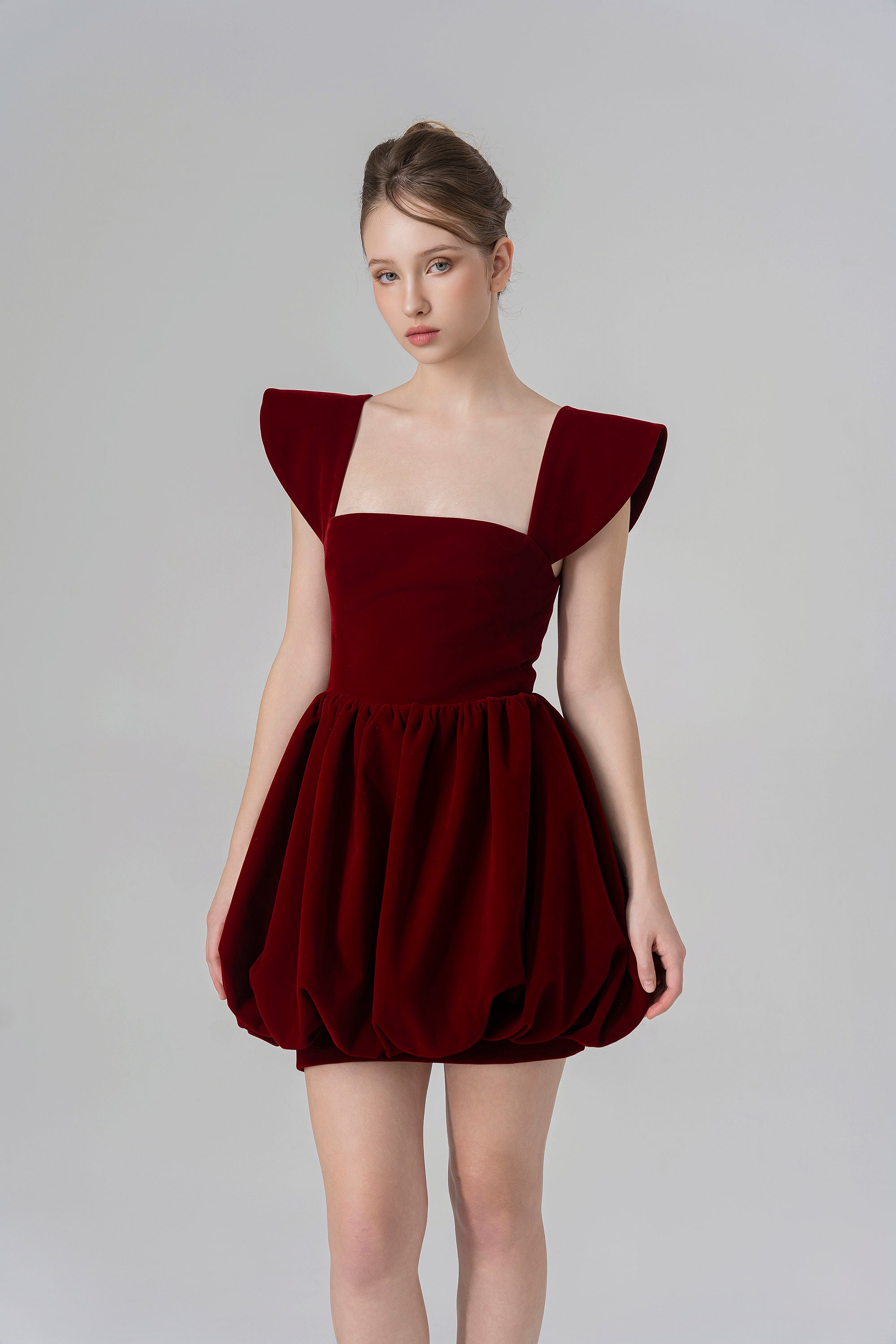 Kendall Velvet Bubble Mini Dress