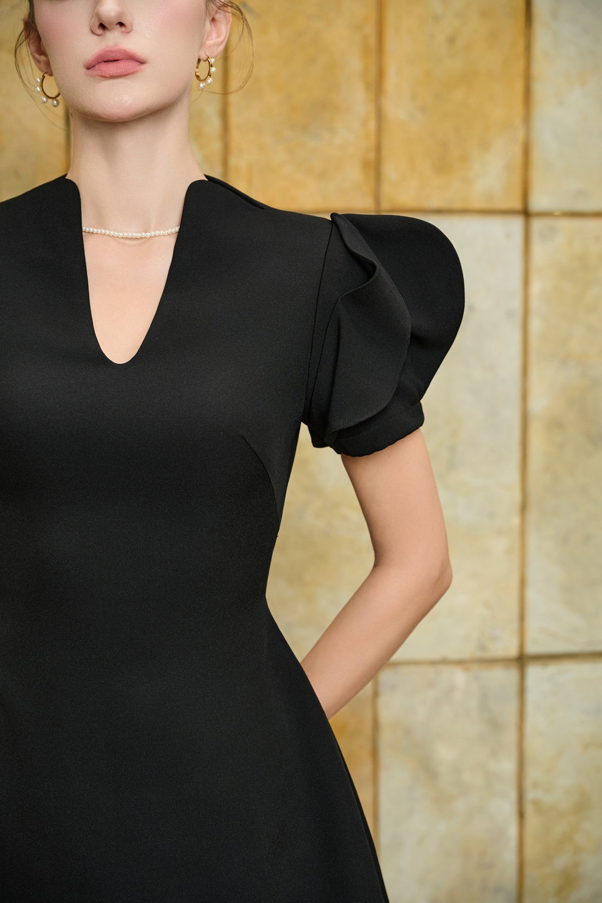 Tyra Puff Sleeves Mini Dress