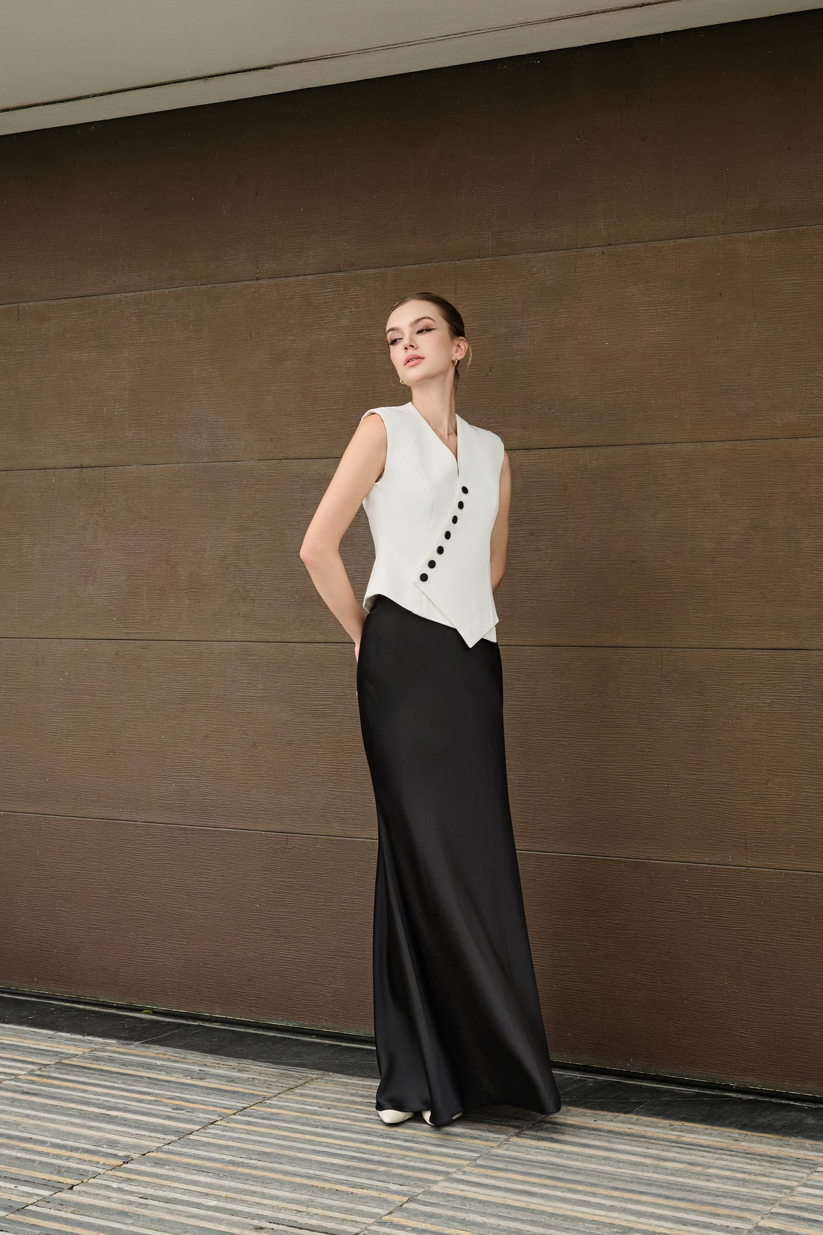 Helena Asymmetric Waistcoat