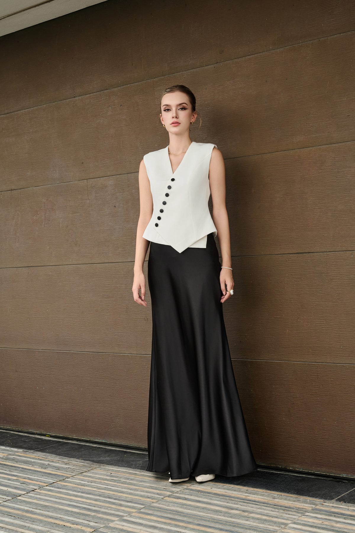 Helena Asymmetric Waistcoat