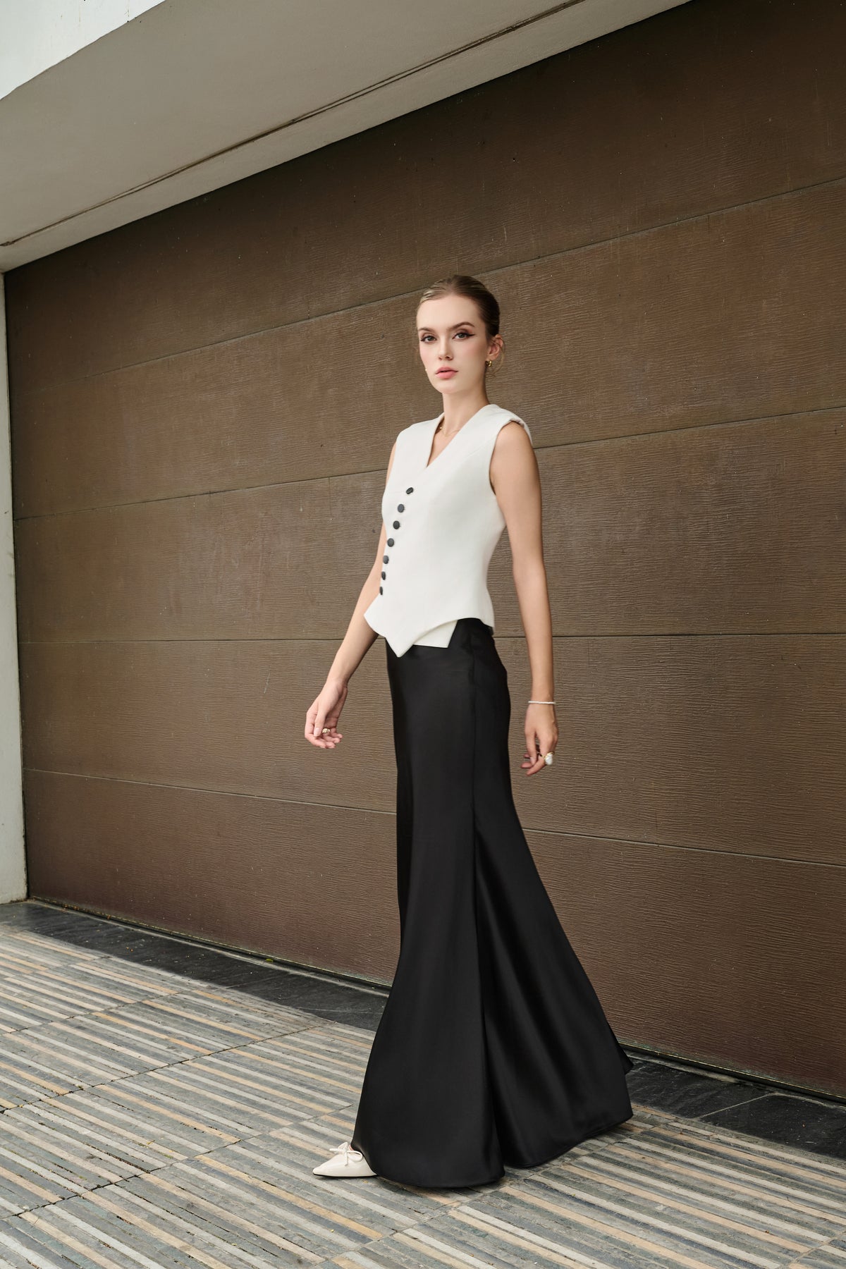 Helena Asymmetric Waistcoat