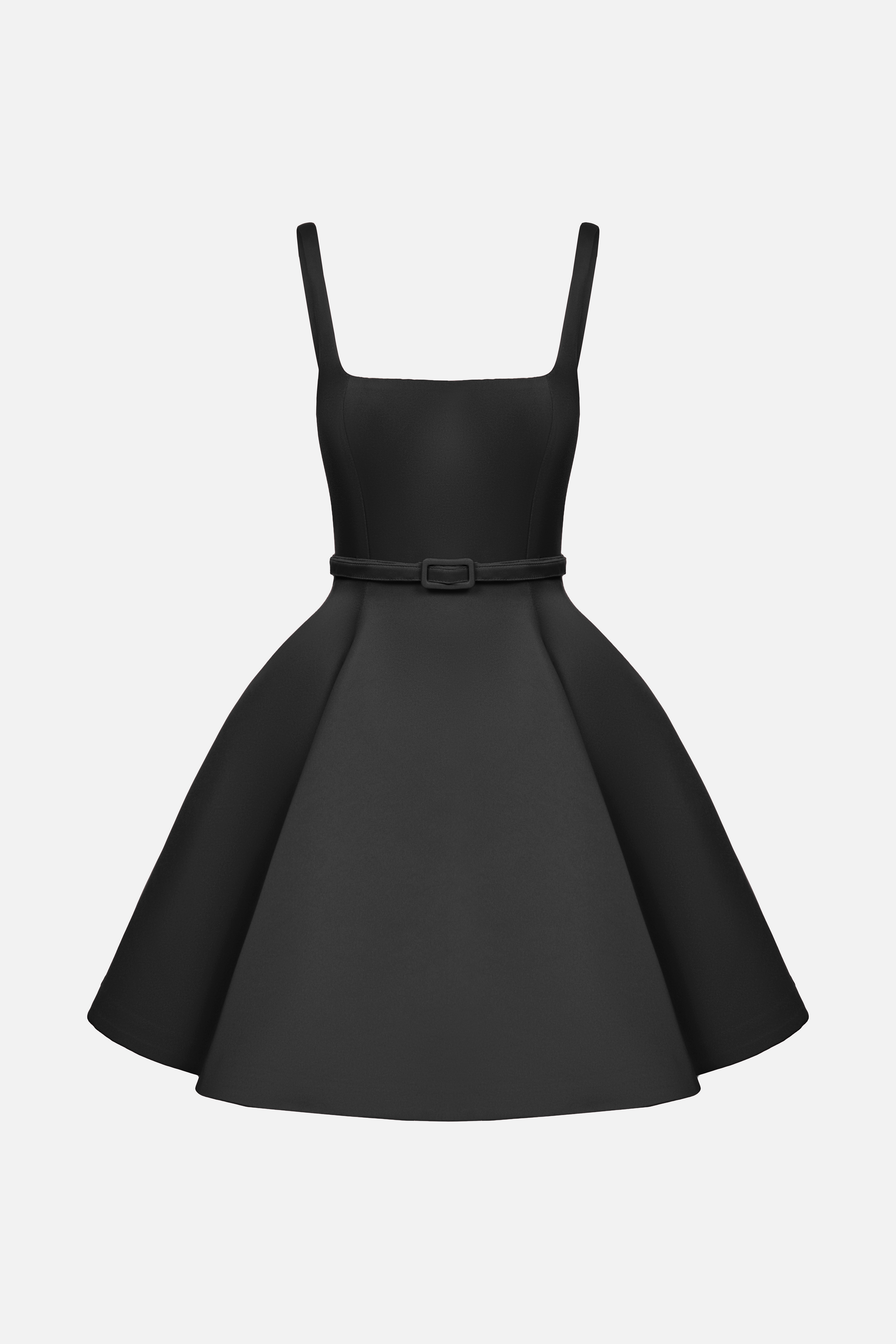 Venoy Square Flared Dress ワンピース (2 color) Thalia Two Piece Set