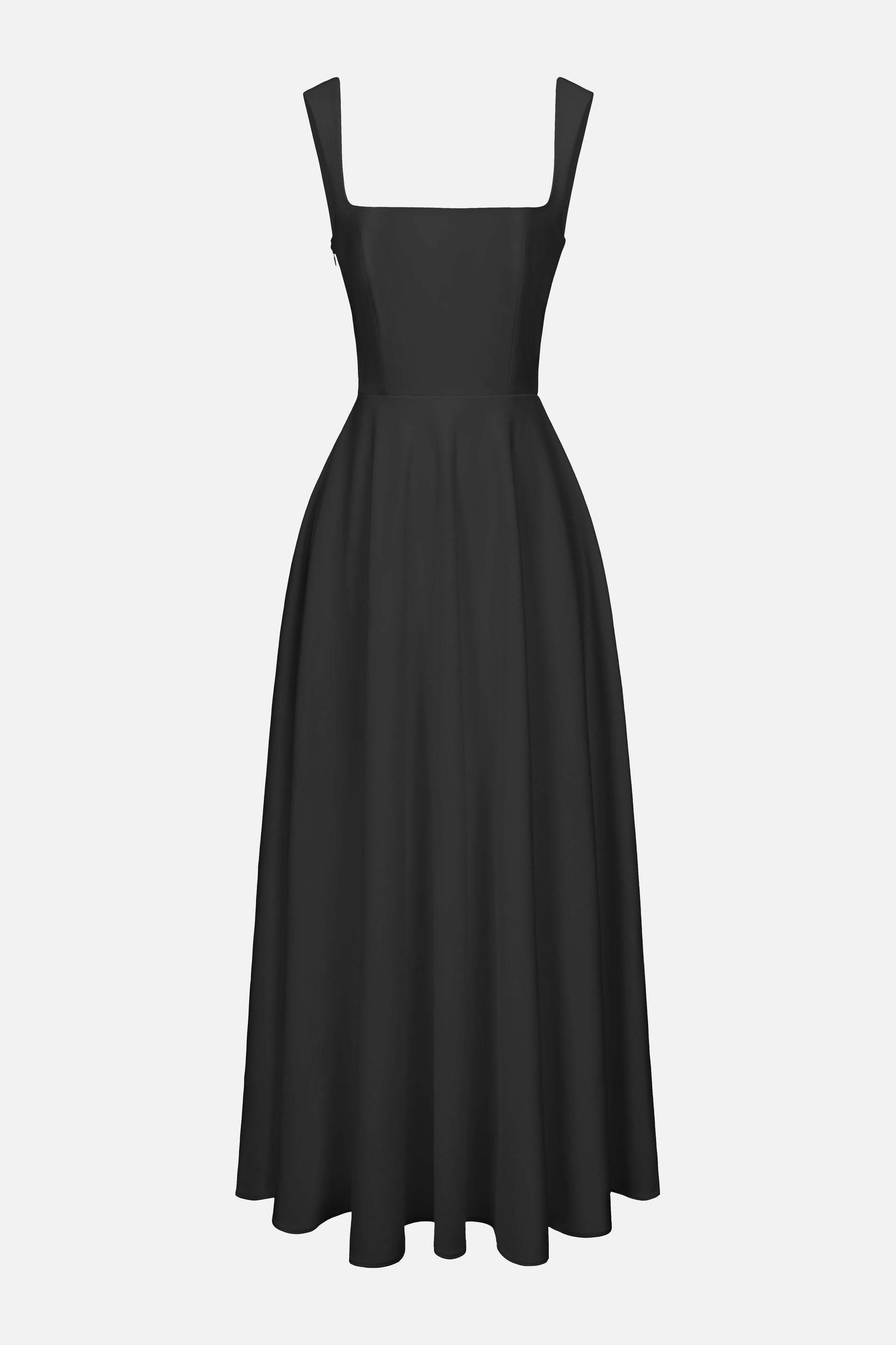 miley square neck midi dress Francesca's Miley Square Neck Midi Dress