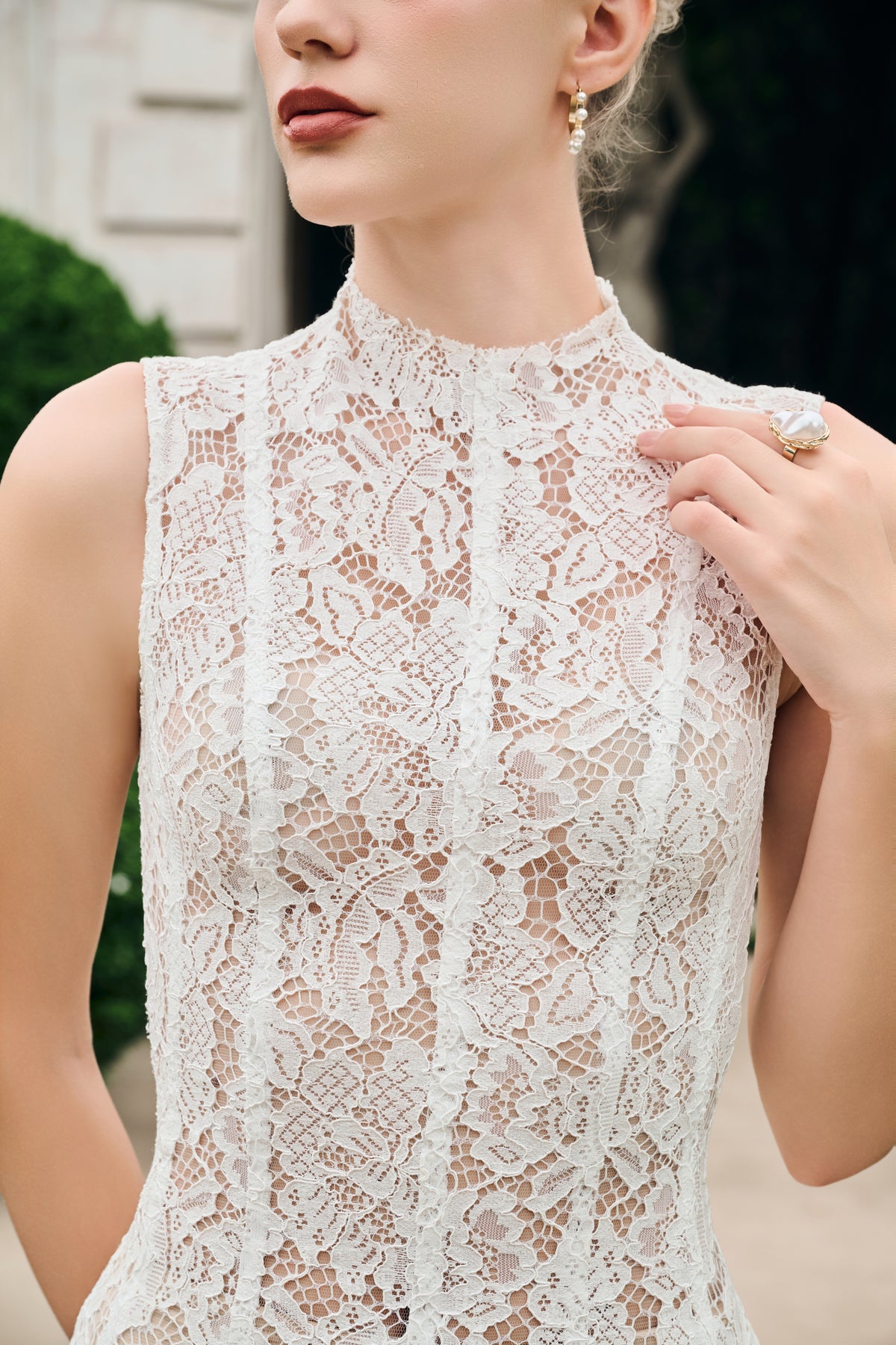 Lily Lace Maxi Dress