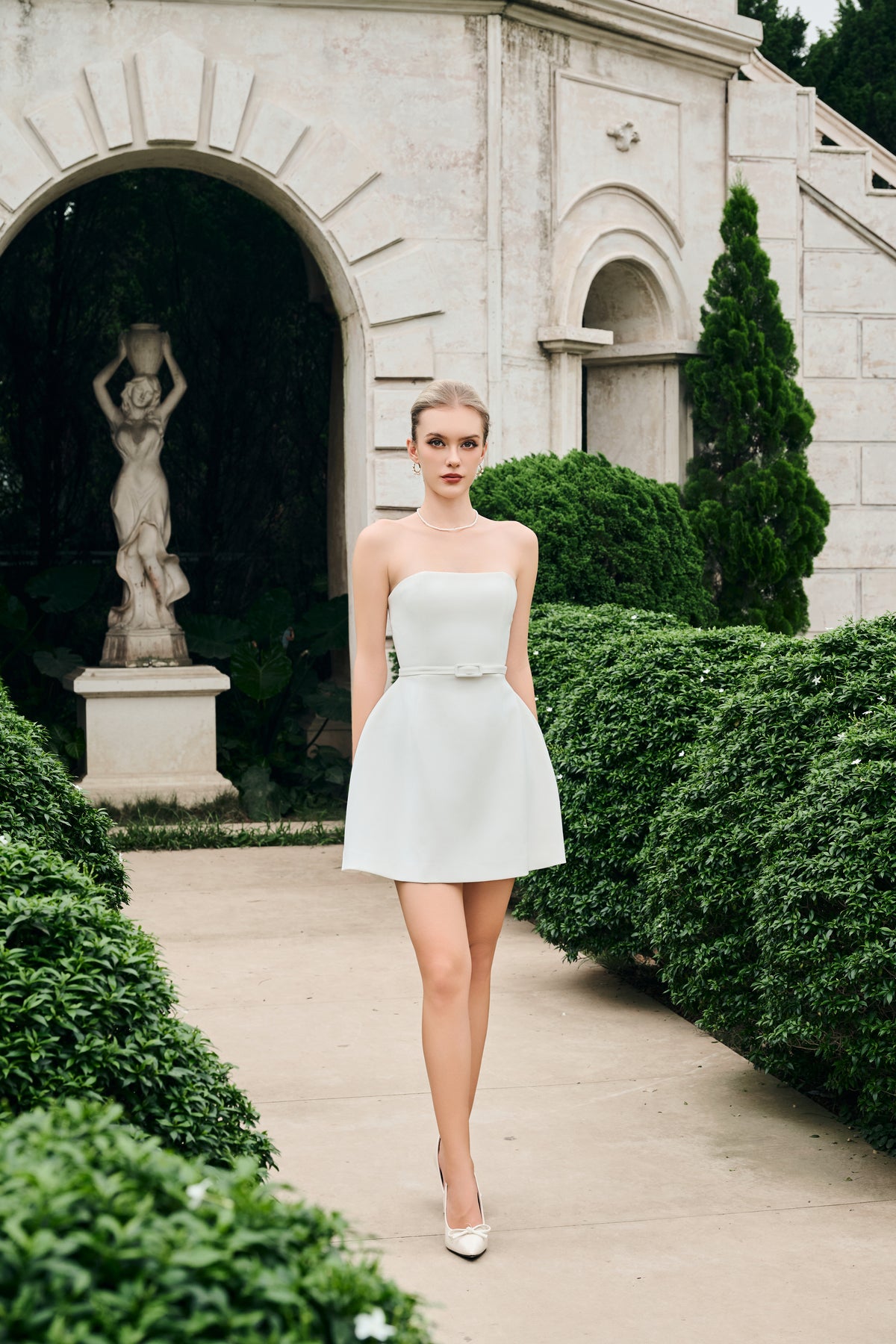 Maria Strapless Mini Dress