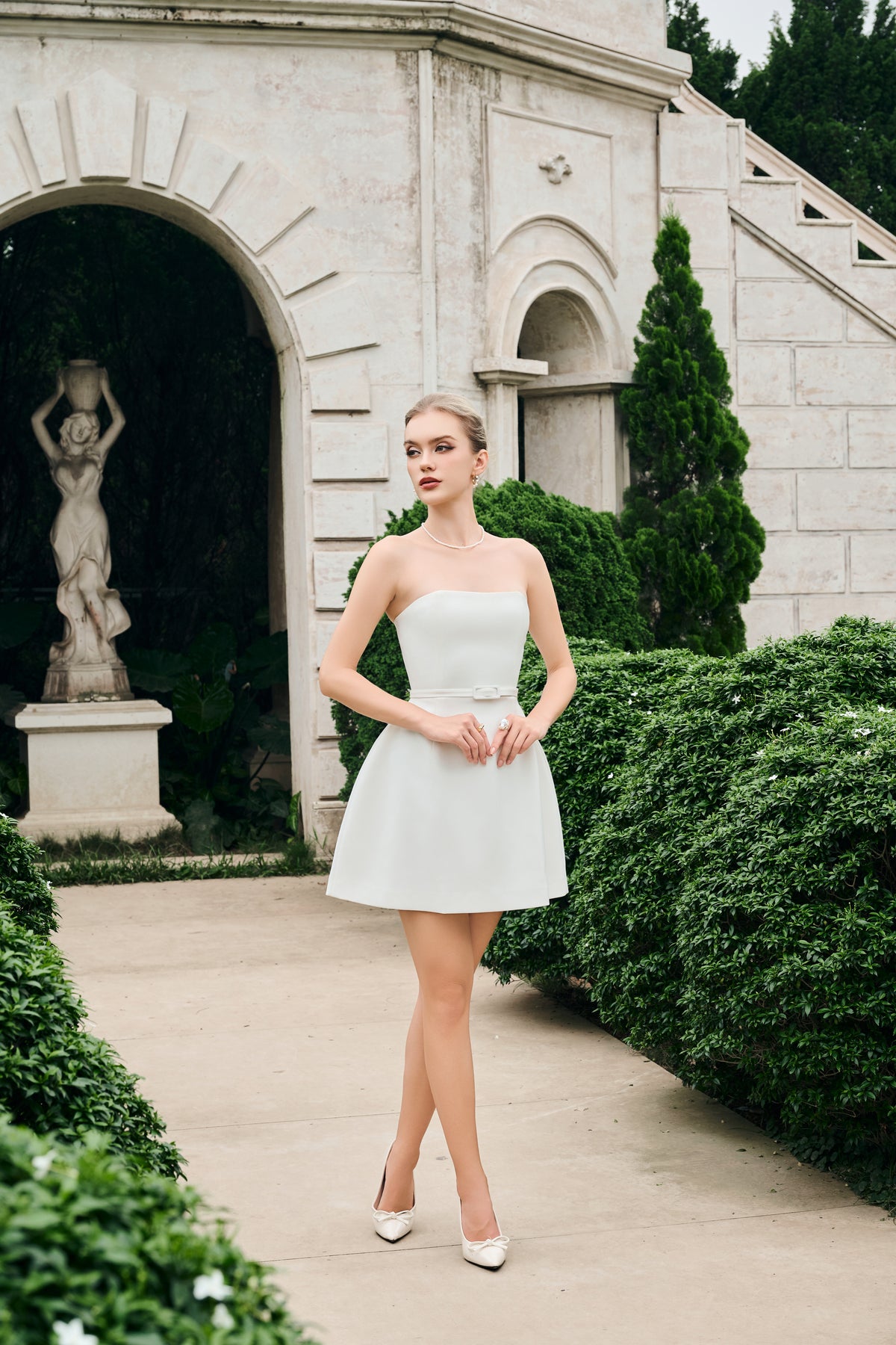Maria Strapless Mini Dress