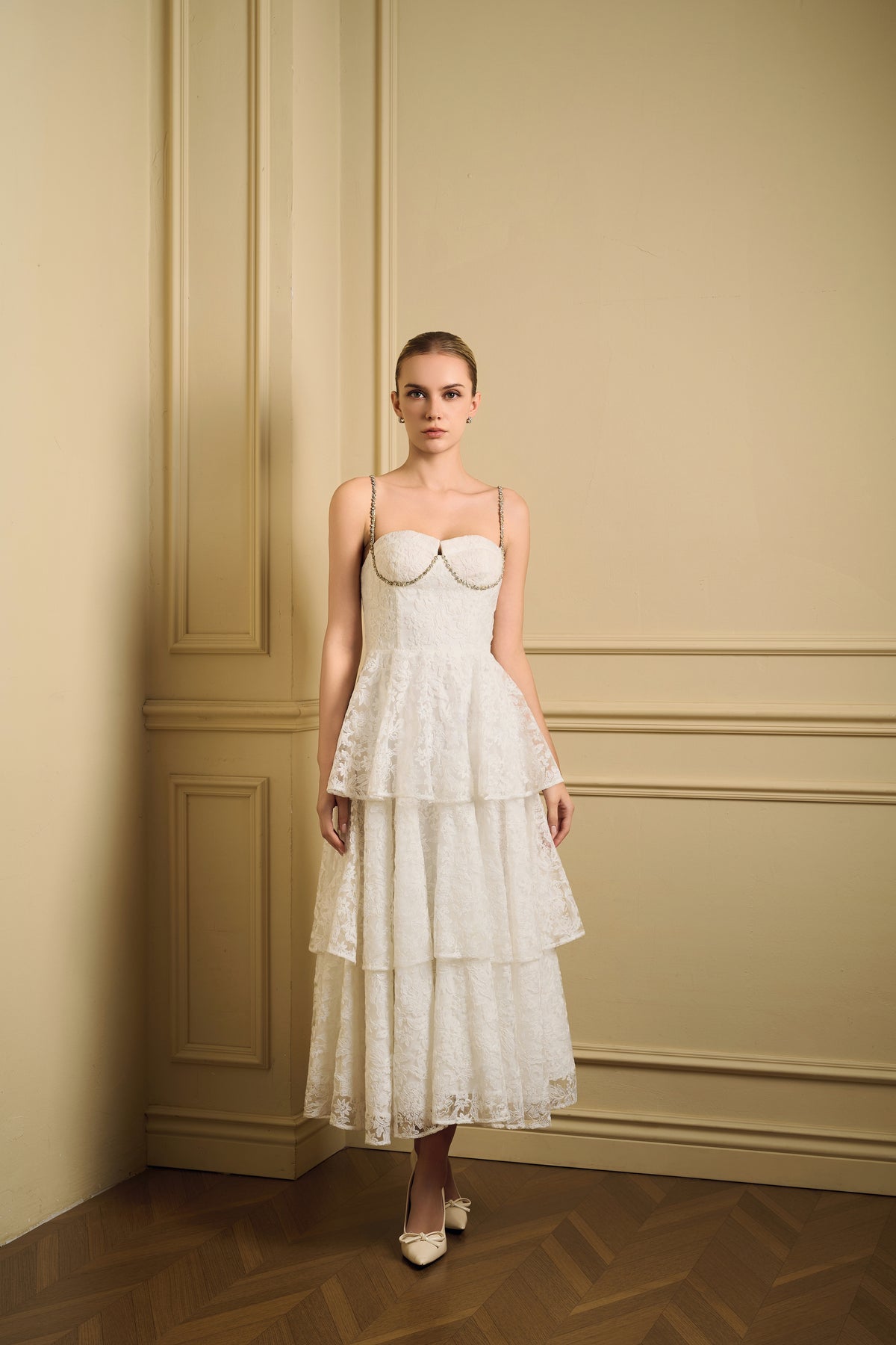 Kelly Lace Midi Dress