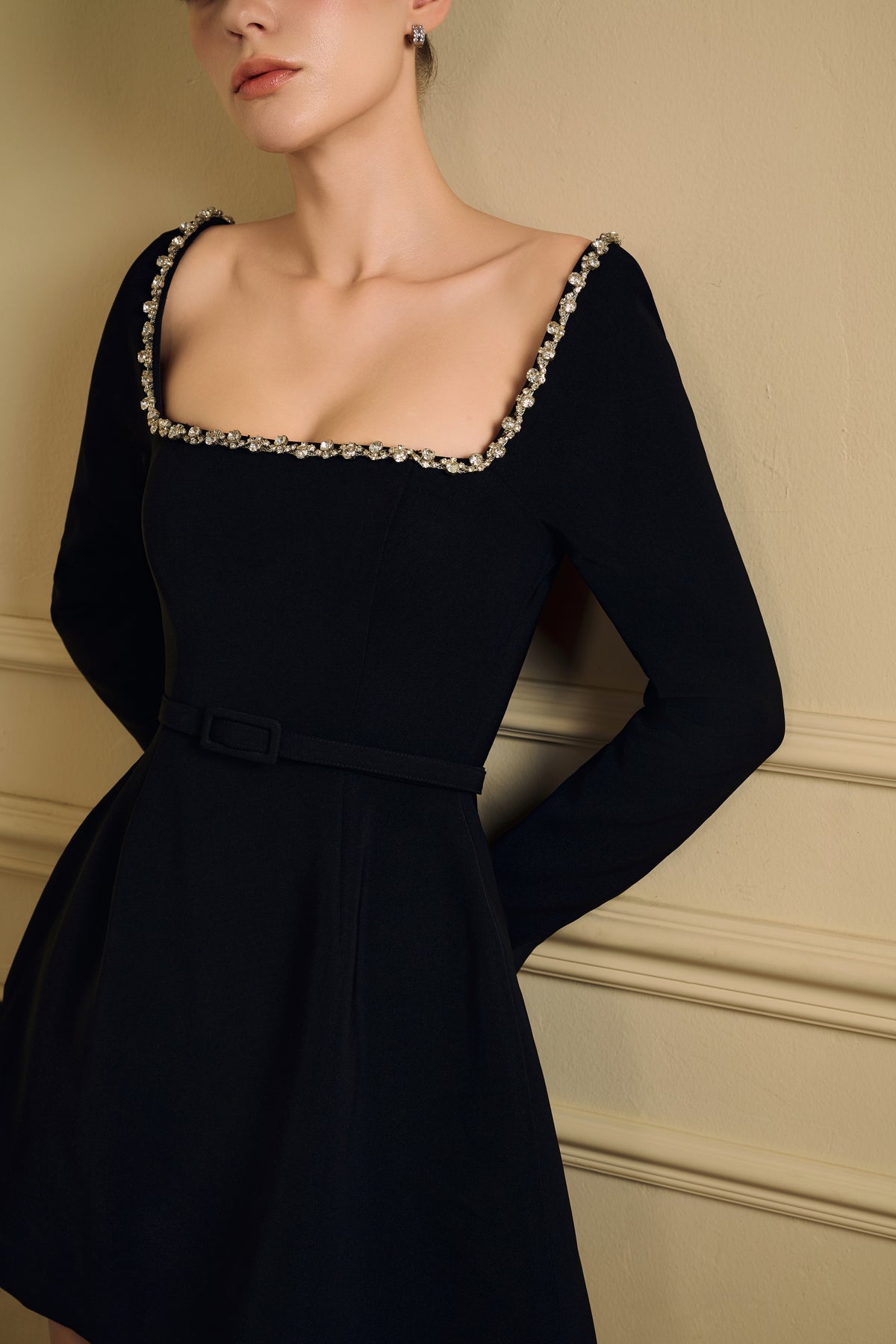 Janice Embellished Mini Dress