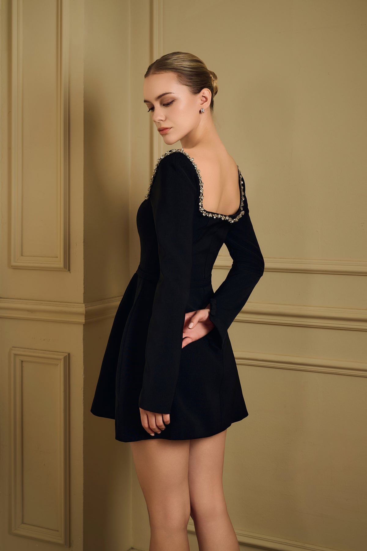 Janice Embellished Mini Dress